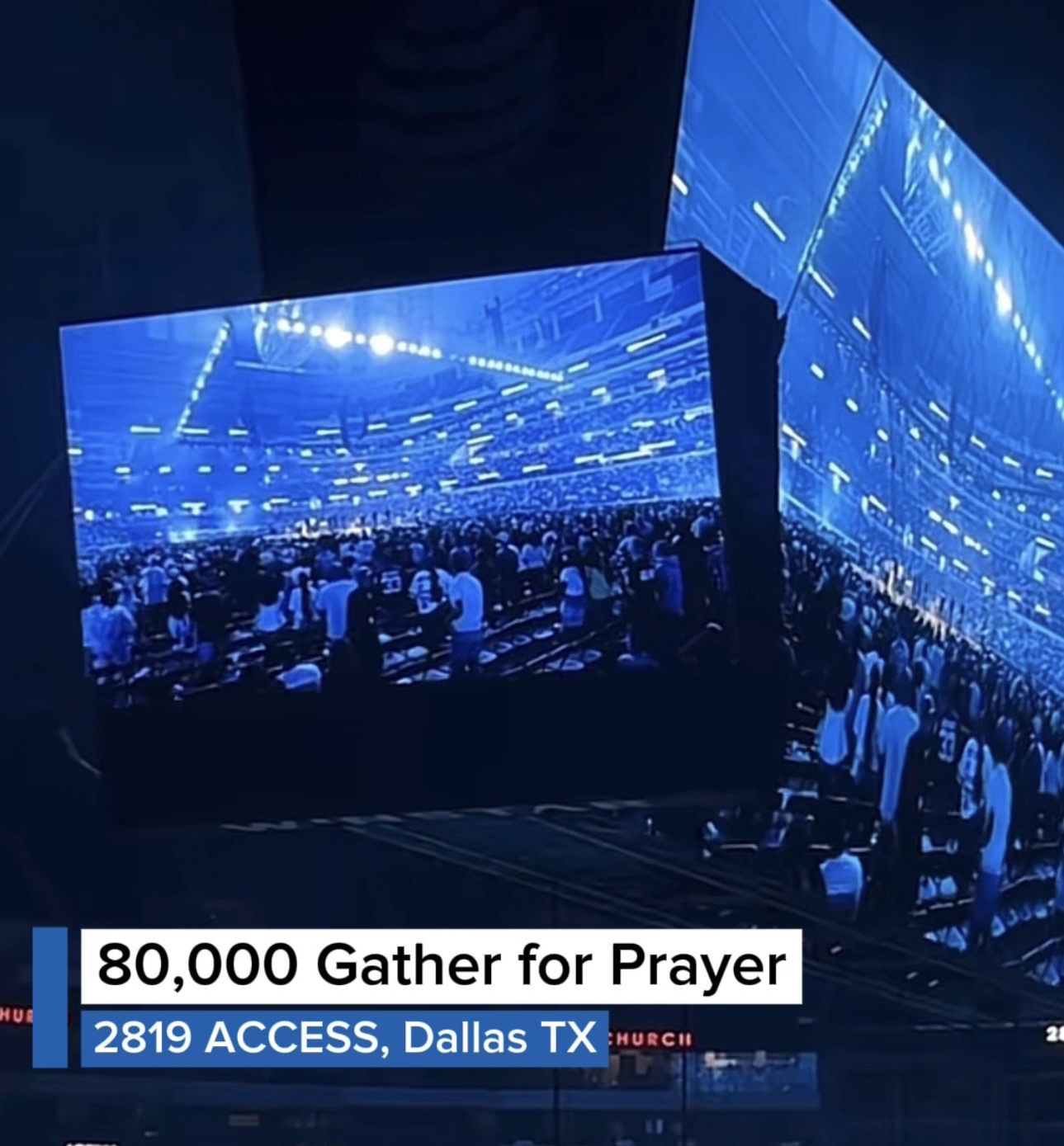 A large crowd gathered inside AT&T Stadium during 2819 ACCESS